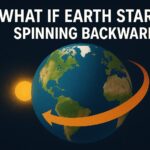 Earth spinning backward