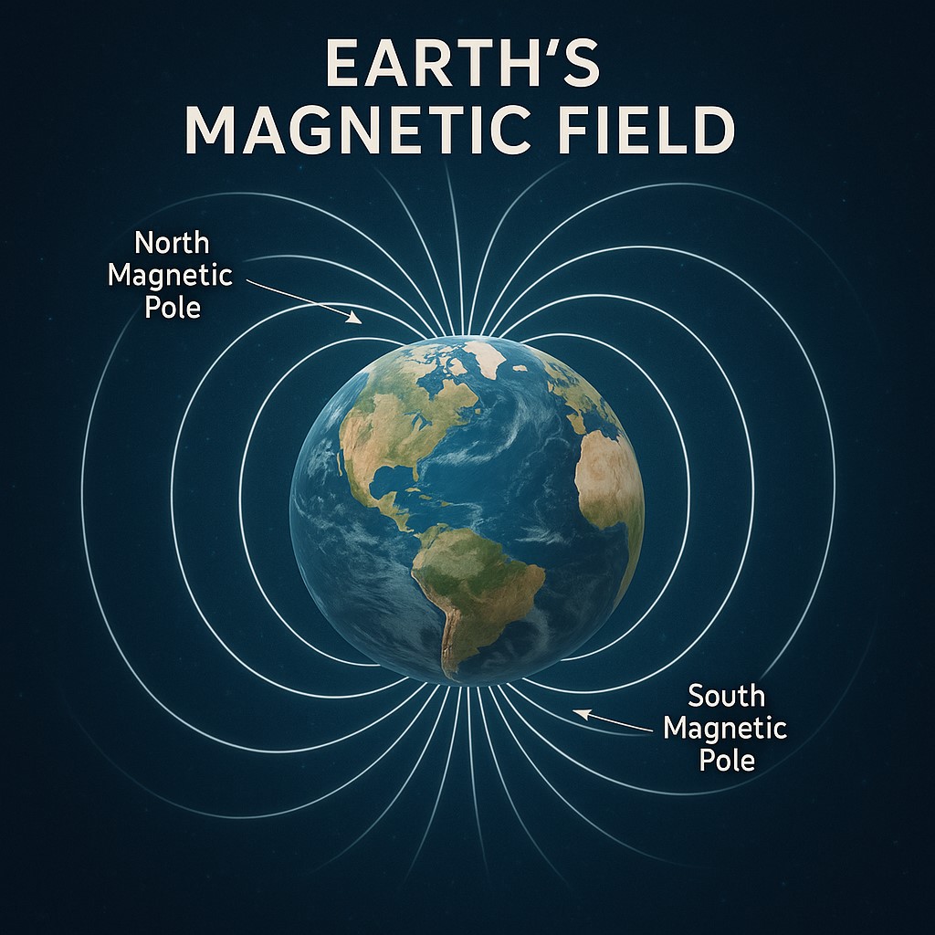 solar wind protection earths magnetic field