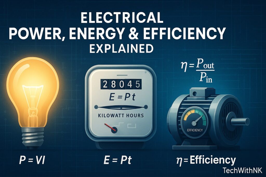 Electrical Power, Energy & Efficiency Explained