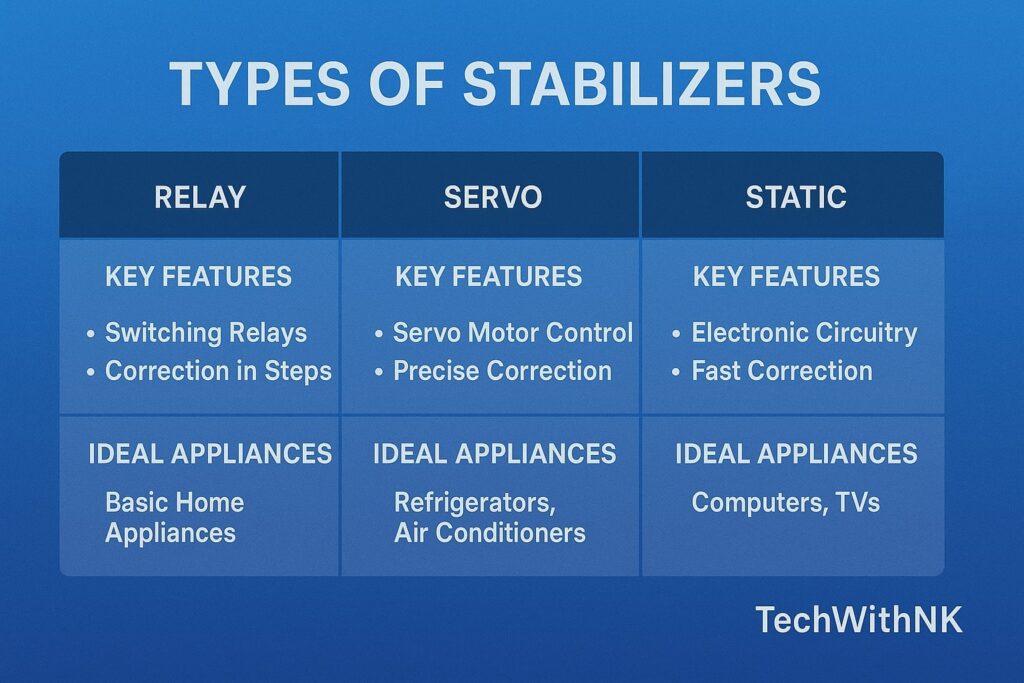 Stabilizer for Home Appliances