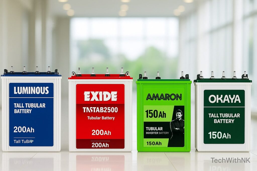 Best Inverter Batteries for Long Backup (2025) – TechWithNK’.