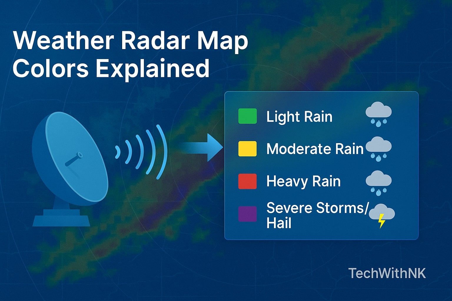 Weather Radar Map Colors Meaning