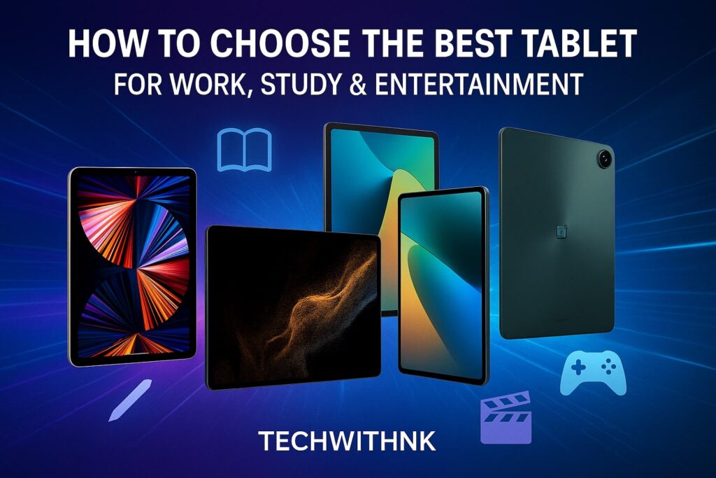 How to Choose the Best Tablet for Work, Study & Entertainment