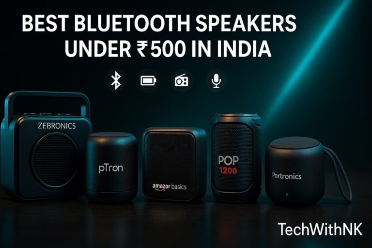 Best Bluetooth Speakers Under 500 in India