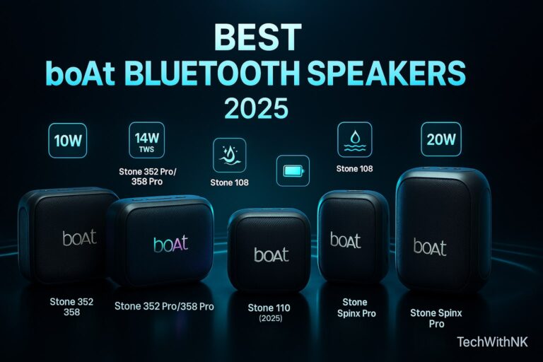 Best boAt Bluetooth Speakers 2025 – TechWithNK