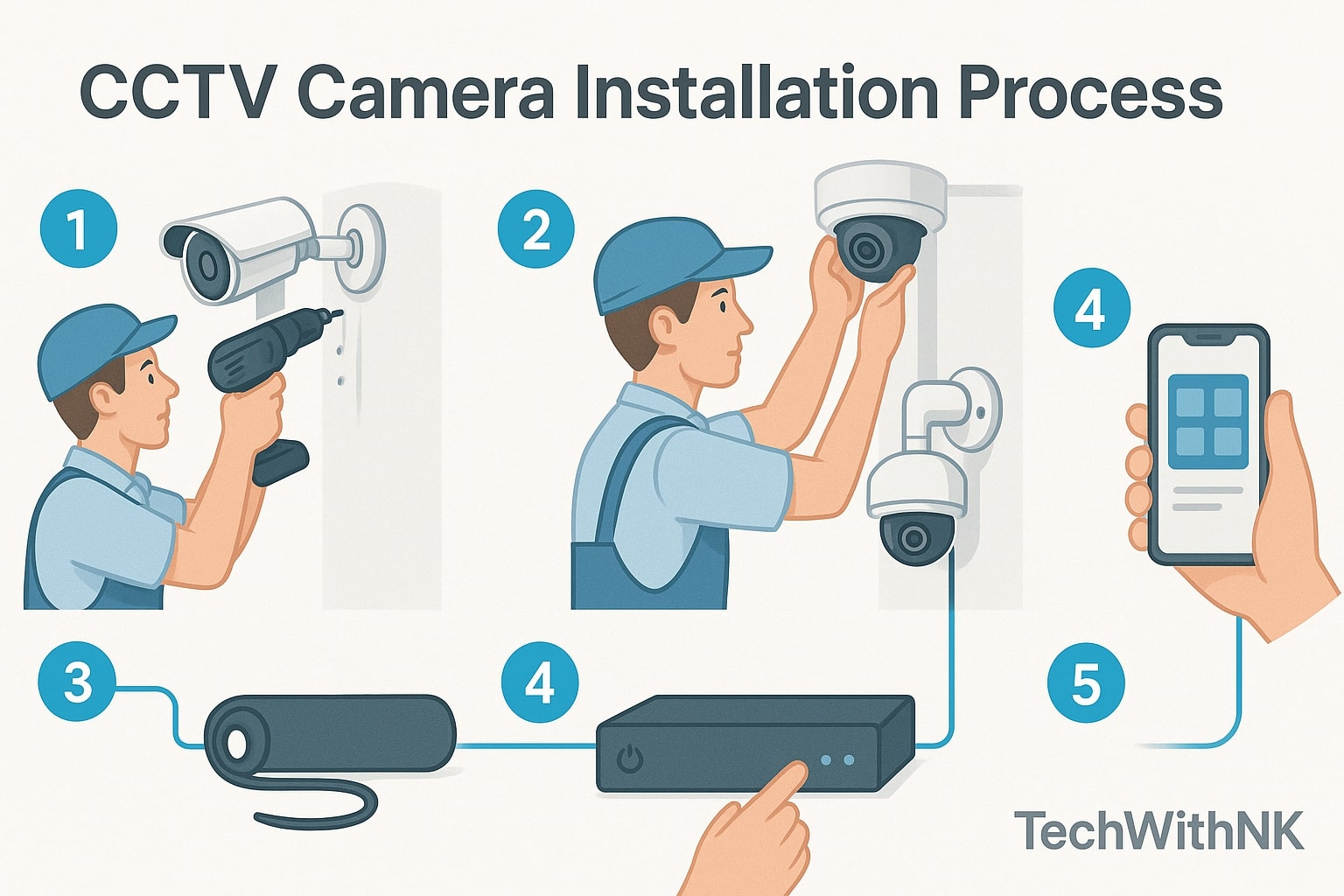 CCTV Camera Installation Process”
