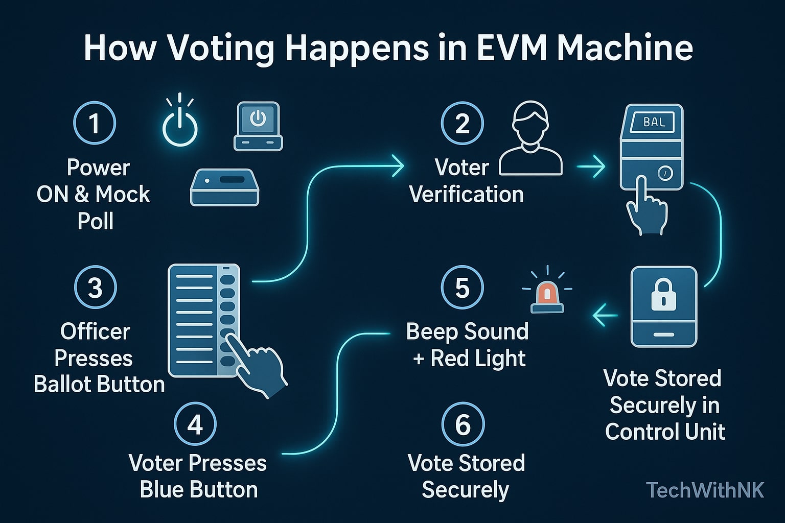 How EVM Machine Works – Inside Electronic Voting System