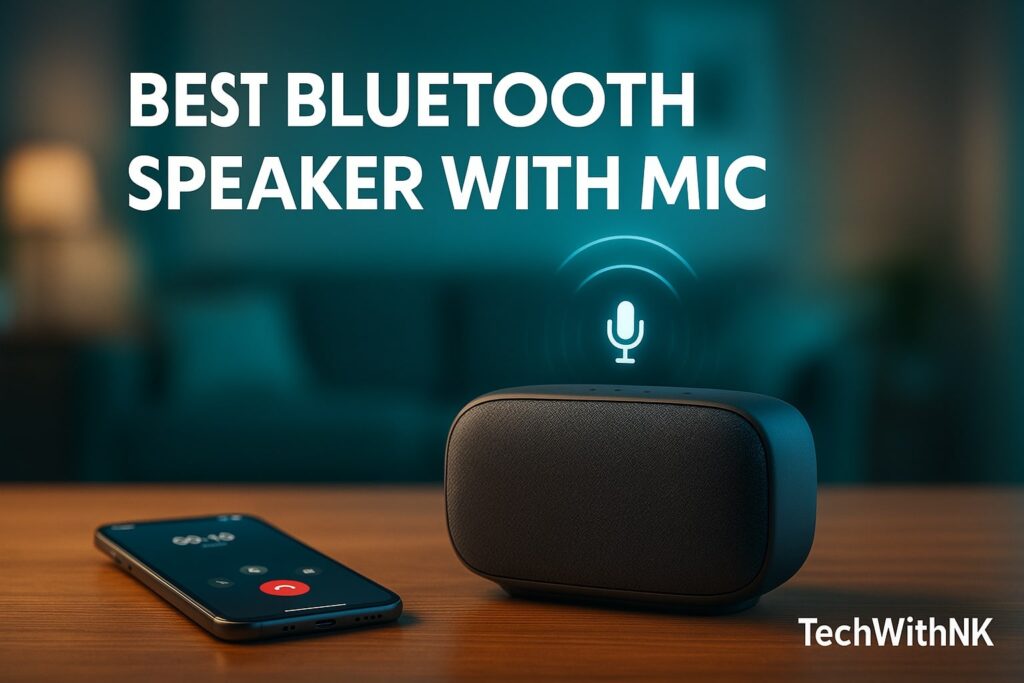Best Bluetooth Speaker with Mic : Talk Sing & Groove Anywhere 6 Best Bluetooth Speaker with Mic – TechWithNK