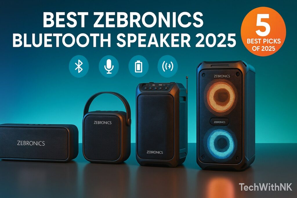 Best Zebronics Bluetooth Speaker in India 2025 5 Best Zebronics Bluetooth Speaker 2025
