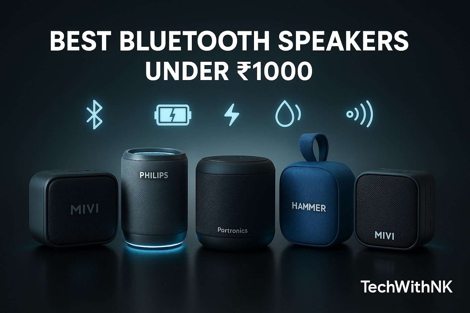 Best Bluetooth Speakers Under 1000 – TechWithNK
