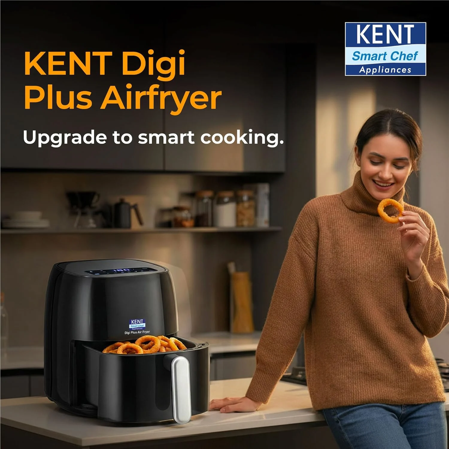 Best Air Fryer Under 5000 in India 2026 Guide 159 KENT Digi Plus Air Fryer | 4L Capacity & 1300W