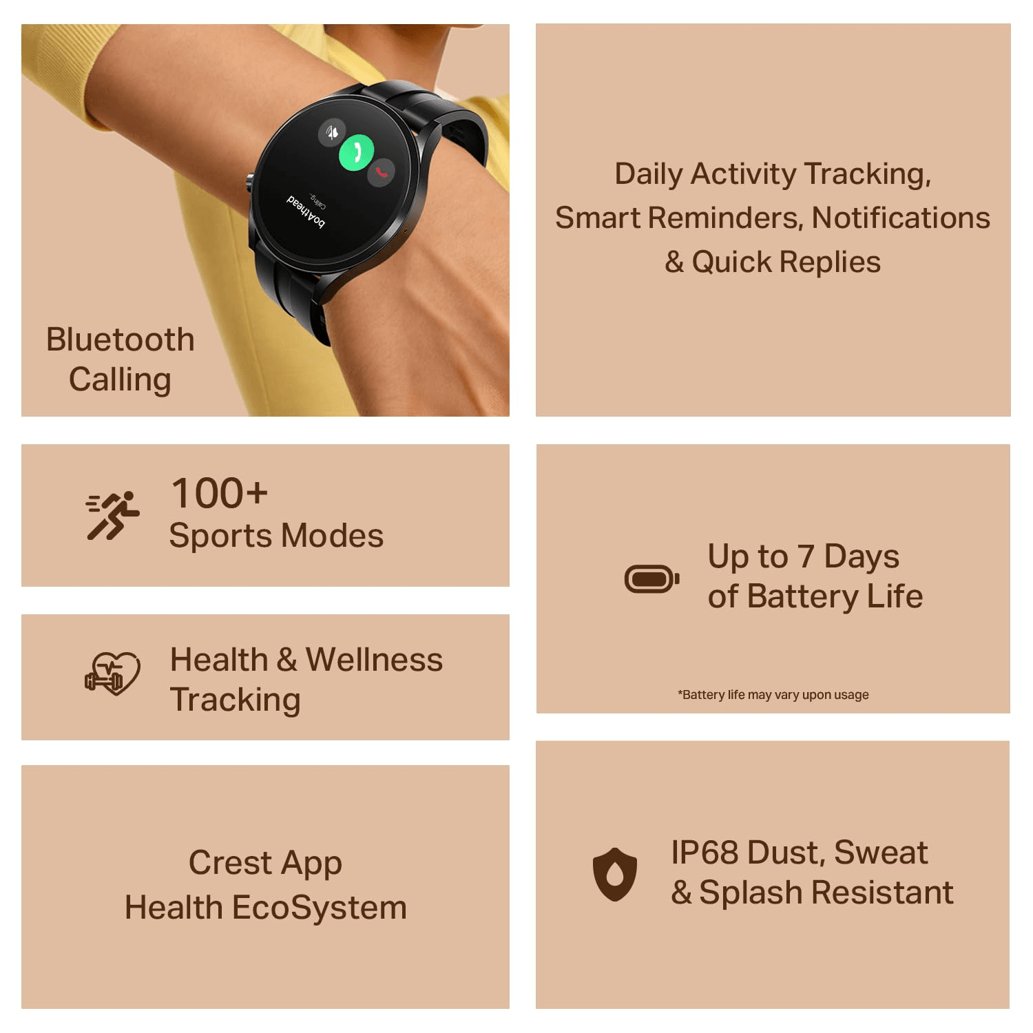 boAt Chrome Horizon Smartwatch