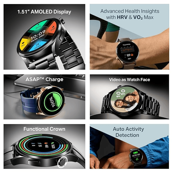 boAt Chrome Horizon Smartwatch