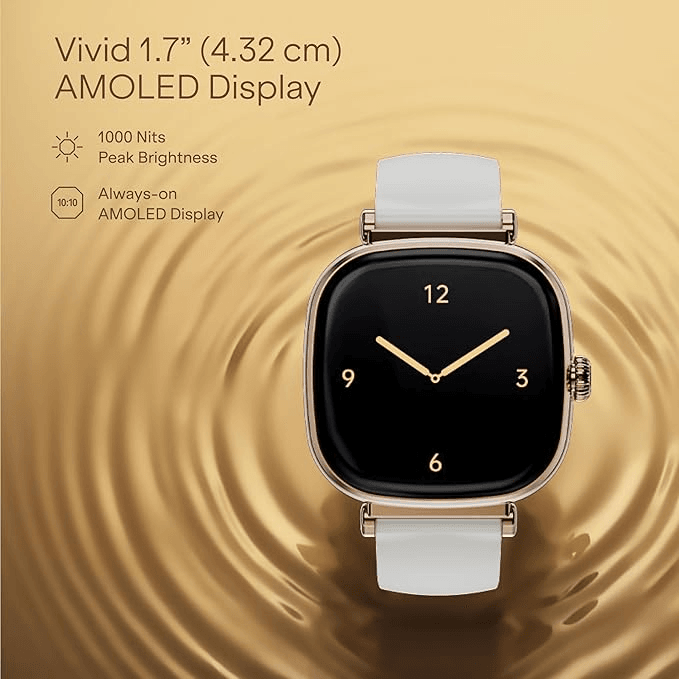 Boat Chrome Ivory Smart Watch for Women