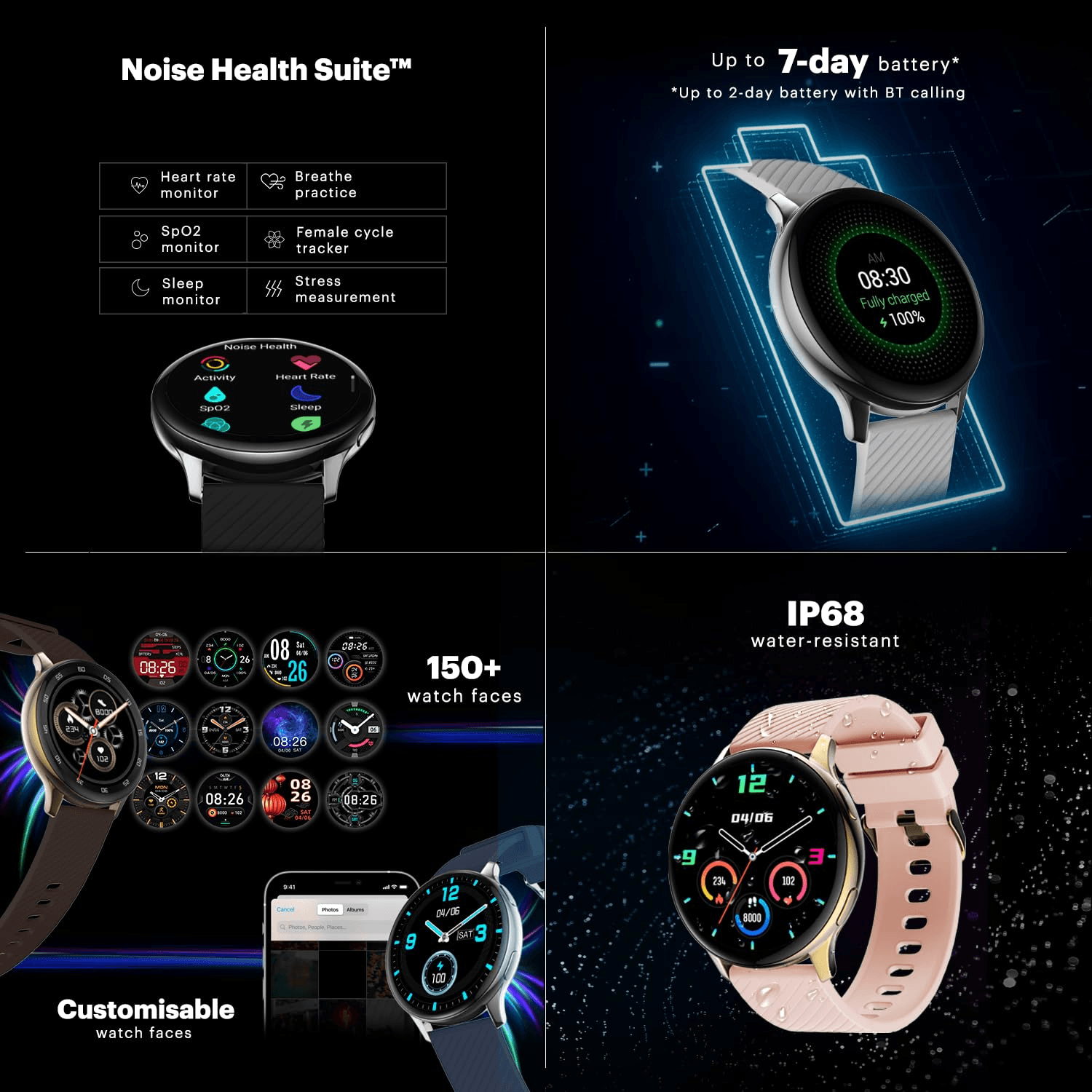 Noise Smart Watches for Men Under 2000 (2026) – Top 5 Compared 180 Noise Smart Watch for Men Under 2000