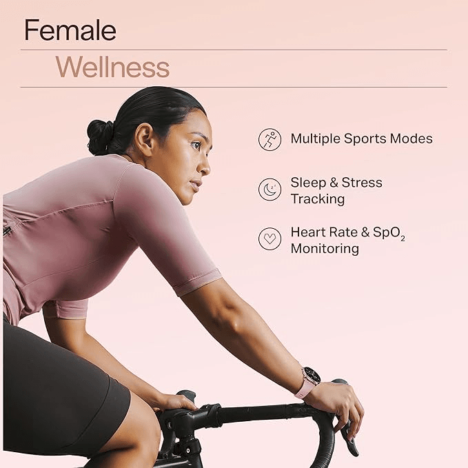 Boat Chrome Ivory Smart Watch for Women