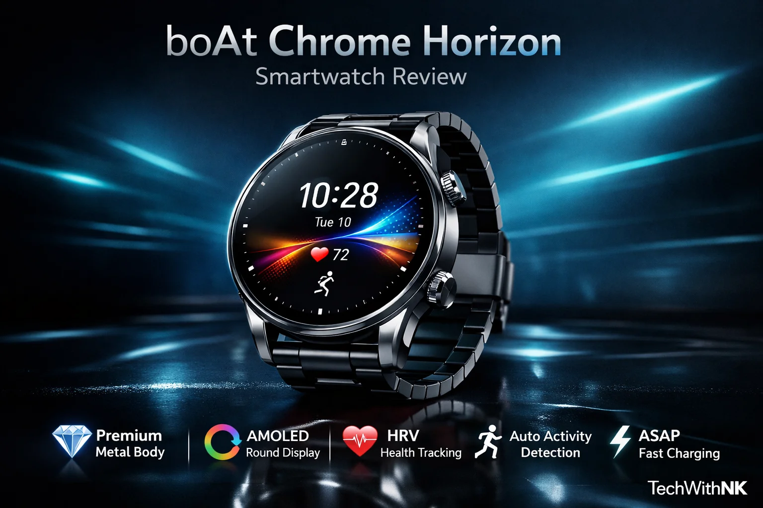 Boat Chrome Horizon Smartwatch
