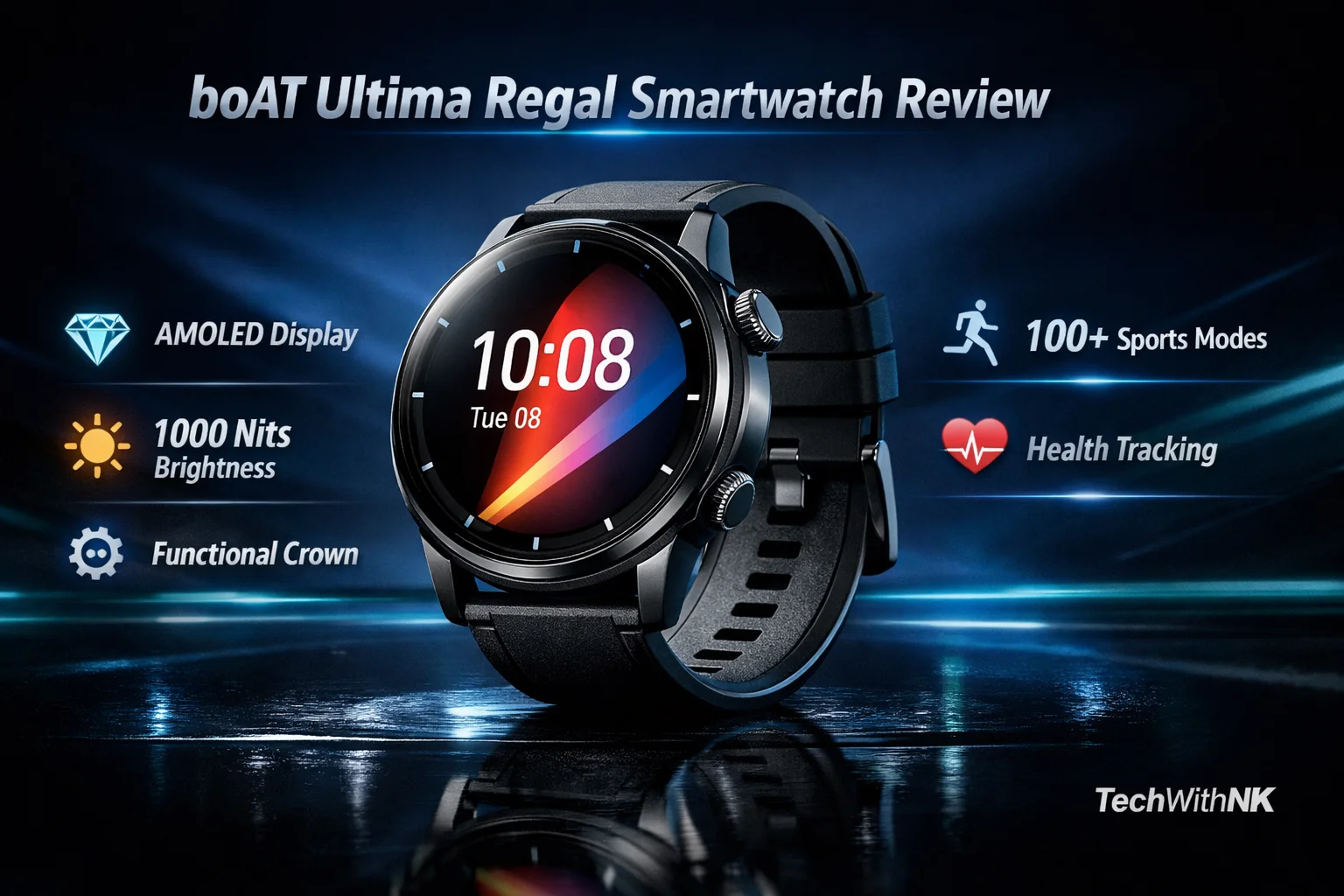 boAt Ultima Regal Smartwatch Review