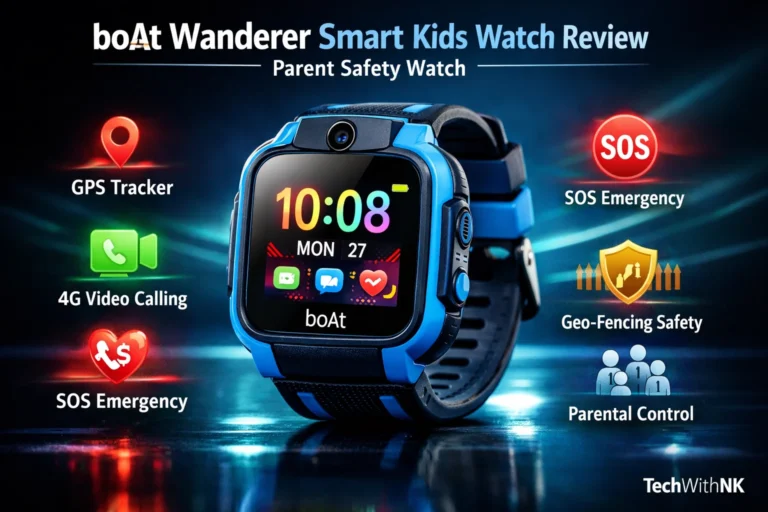 boAt Wanderer Smart Kids Watch Review – Parent Safety Watch