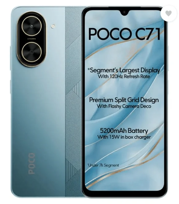 POCO C71 Review: Budget King Under 10,000? 443 POCO C71 Review