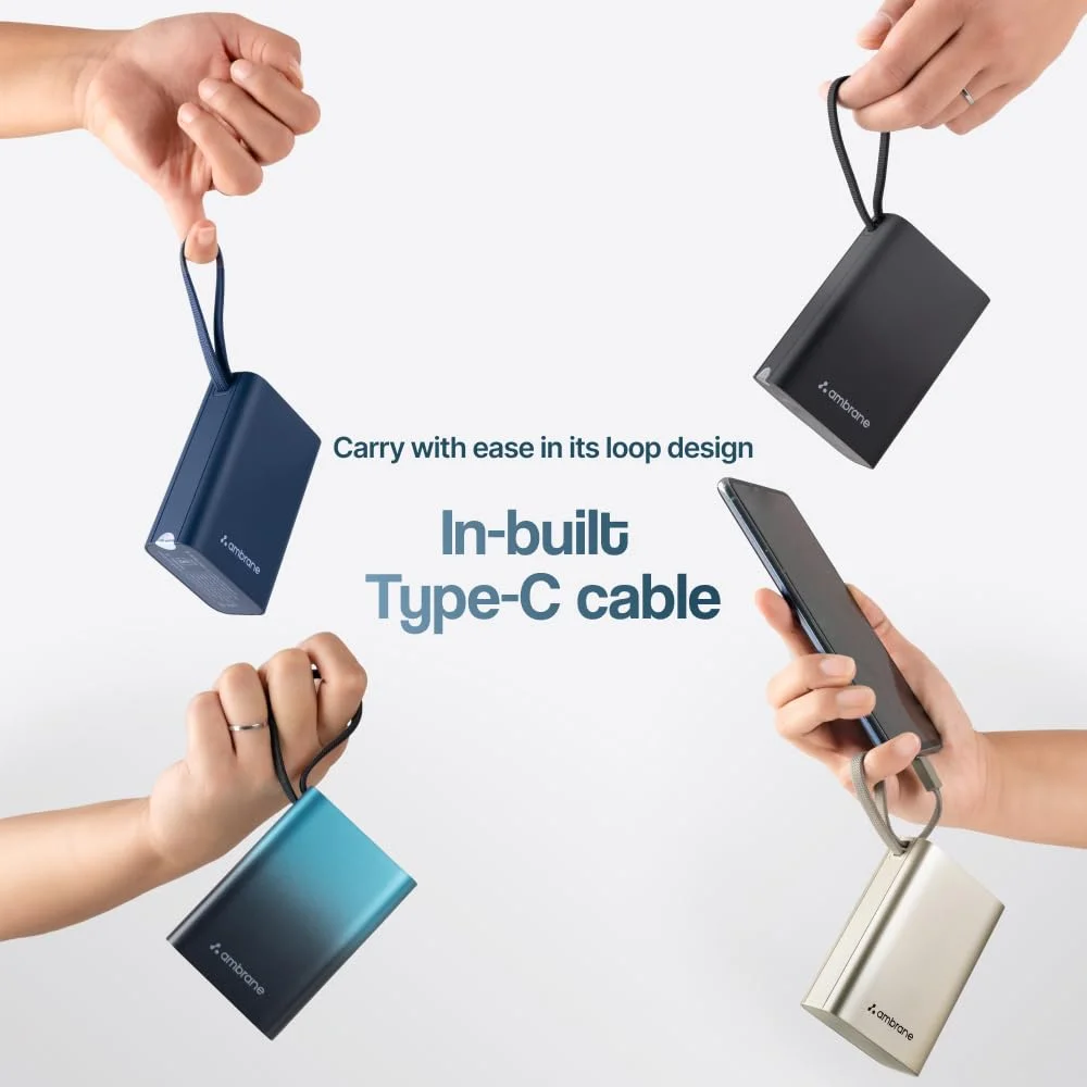 Best Ambrane Power Bank 20000mAh - #3 Will Surprise You 236 Ambrane MiniCharge 20 (Compact Budget Option)