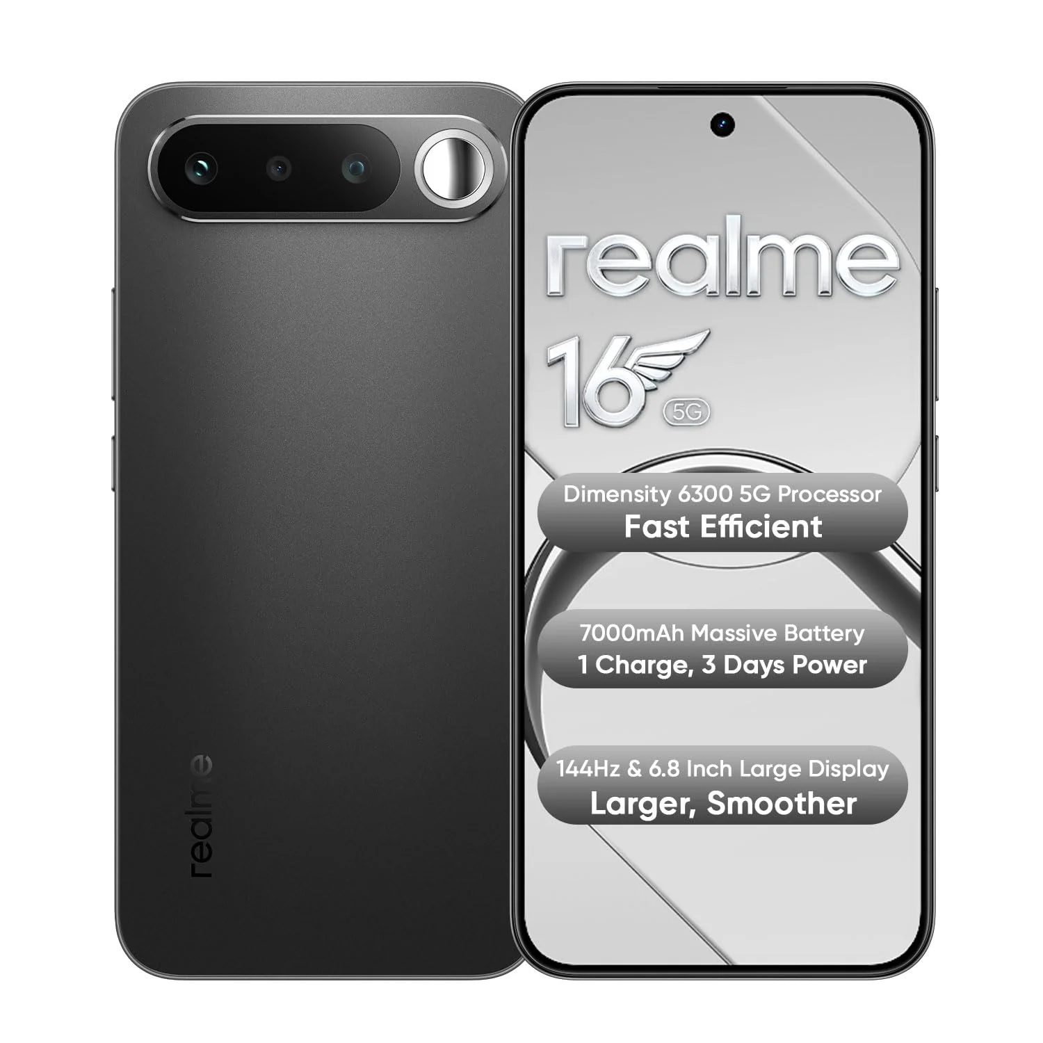 Realme 16 5G : 7000mAh Battery Shocker Worth Buying? 435 realme 16 5G Smartphone