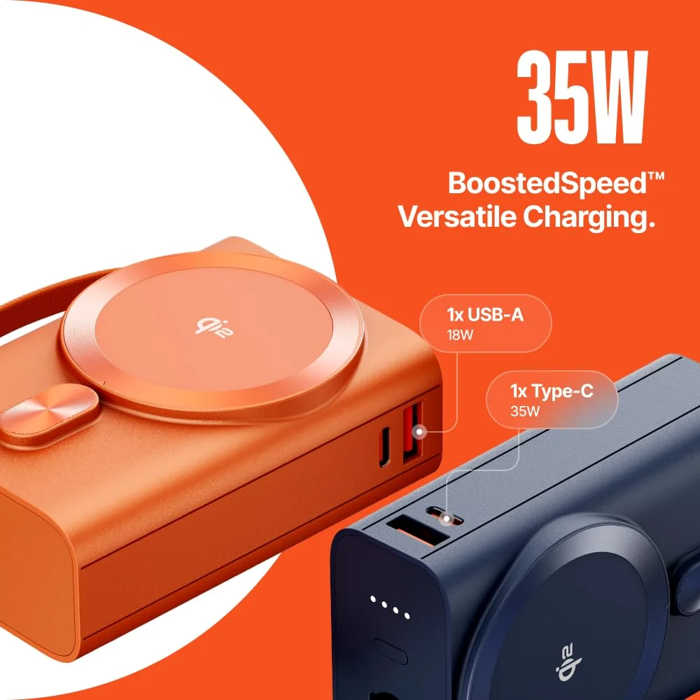 Best Ambrane Power Bank 20000mAh - #3 Will Surprise You 224 Ambrane Orbit 20K (Wireless + 35W Charging)