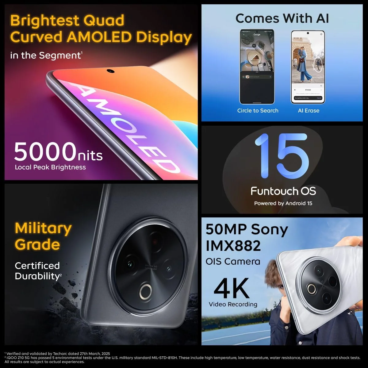 Vivo T4 vs iQOO Z10 Review – Which is Better Under ₹ 25000 ? 215 Vivo T4 vs iQOO Z10 – Best Phone Under ₹25K