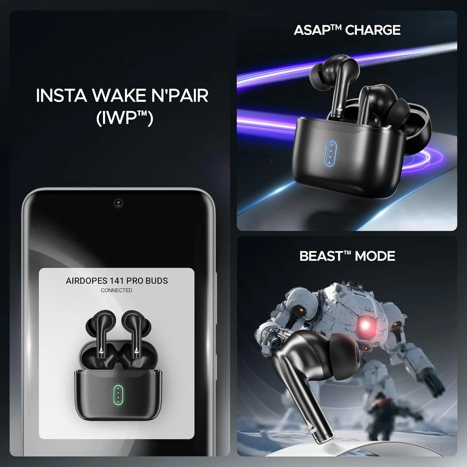 Boat Airdopes 141 Pro buds