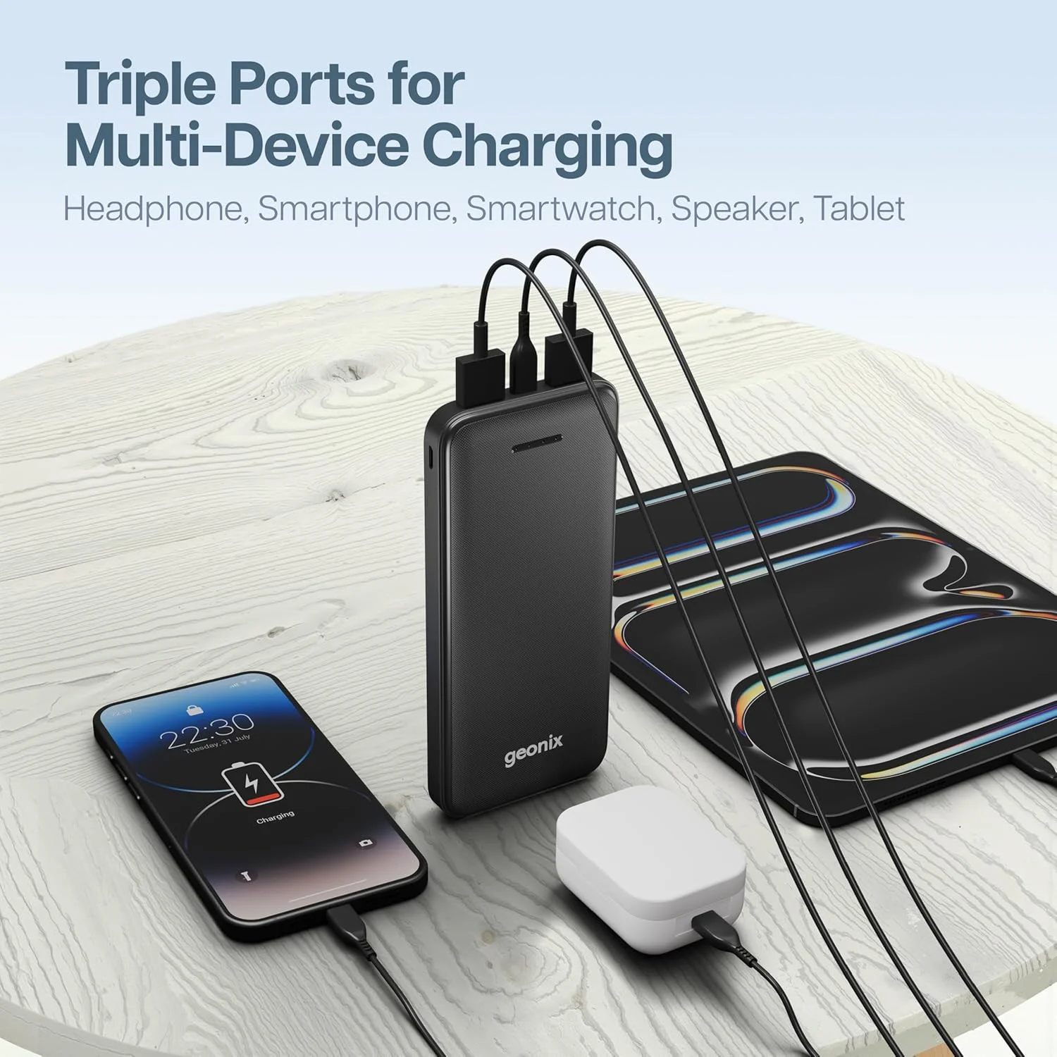 Confused? Best Power Bank Under 500 with Fast Charging 464 Geonix Helio R100 10000 mAh 22.5W Fast Charging Power Bank,