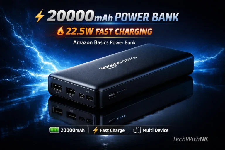 Amazon Basics Power Bank 20000 mAh