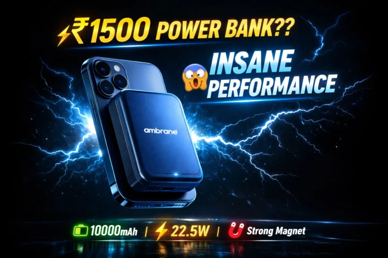 Ambrane MagSafe Power Bank Review (2026)