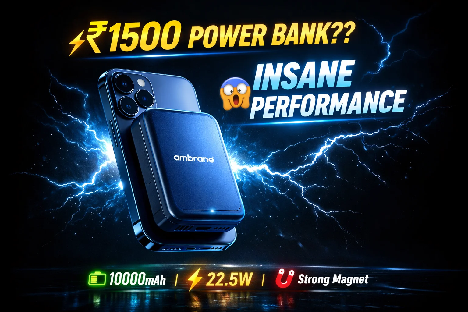 Ambrane MagSafe Power Bank Review (2026)
