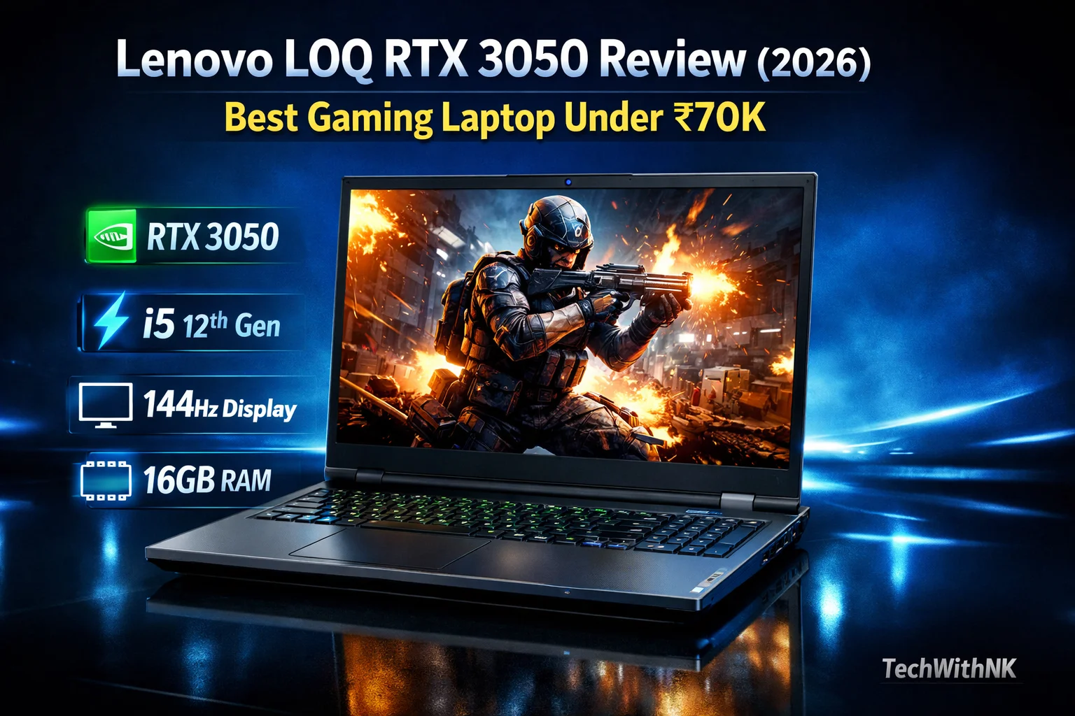 Lenovo LOQ RTX 3050 Gaming Laptop