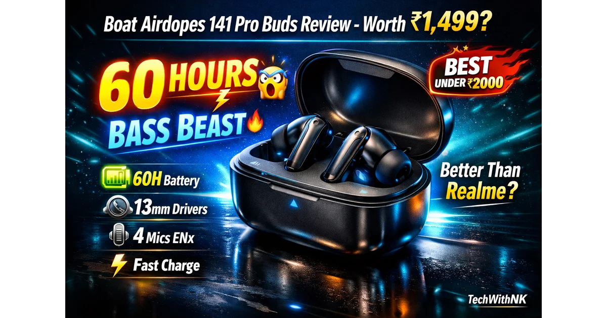 Boat Airdopes 141 Pro buds